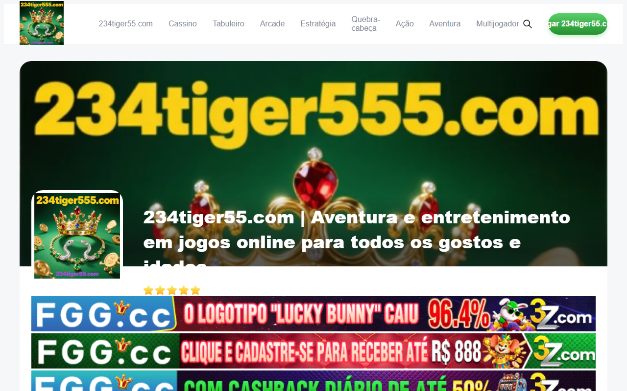 234tiger555.com screenshot