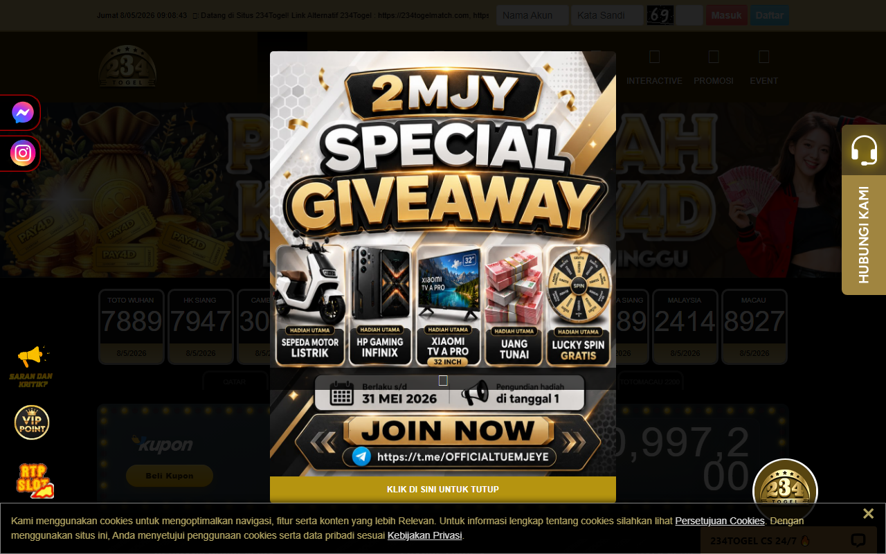 234togelact.com screenshot