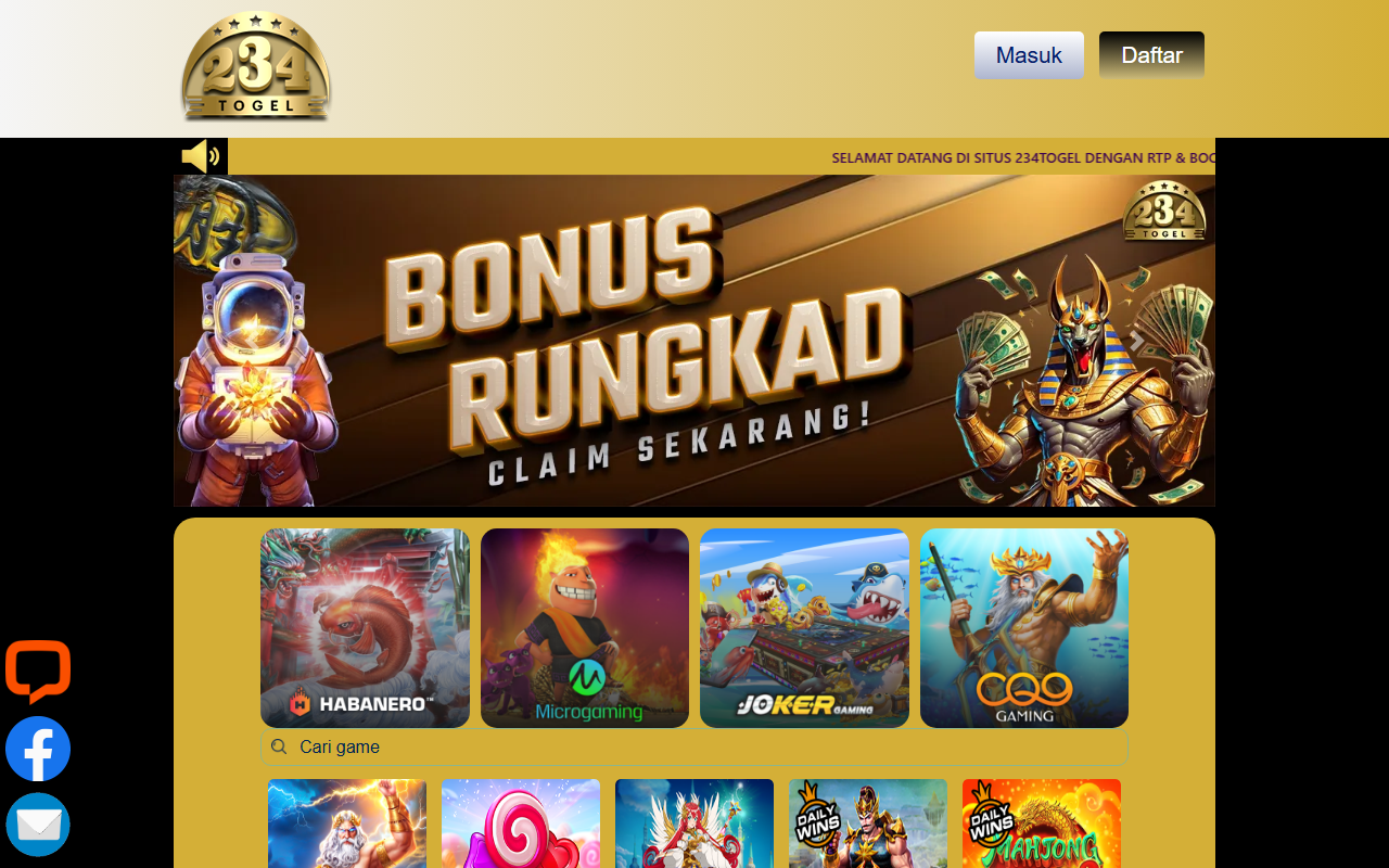 234togelrtp.com screenshot