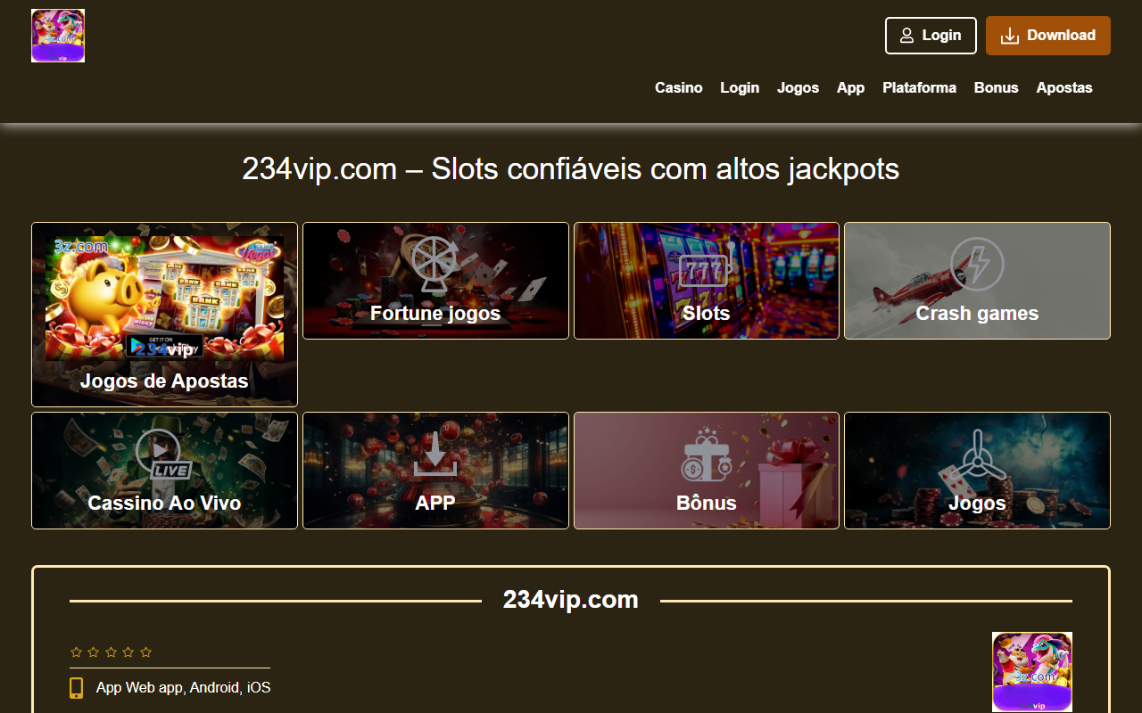 234vip-baixar.com screenshot