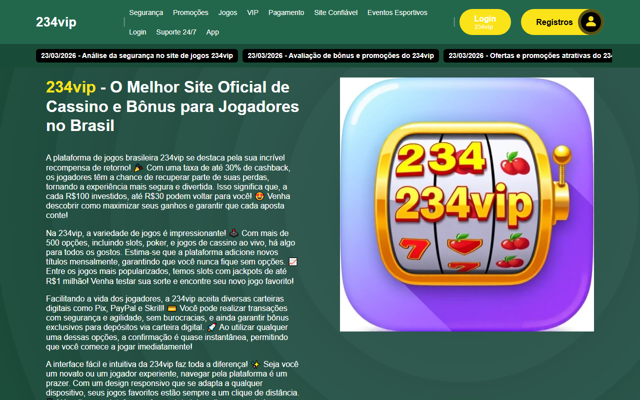 234vipbetlogin.com screenshot