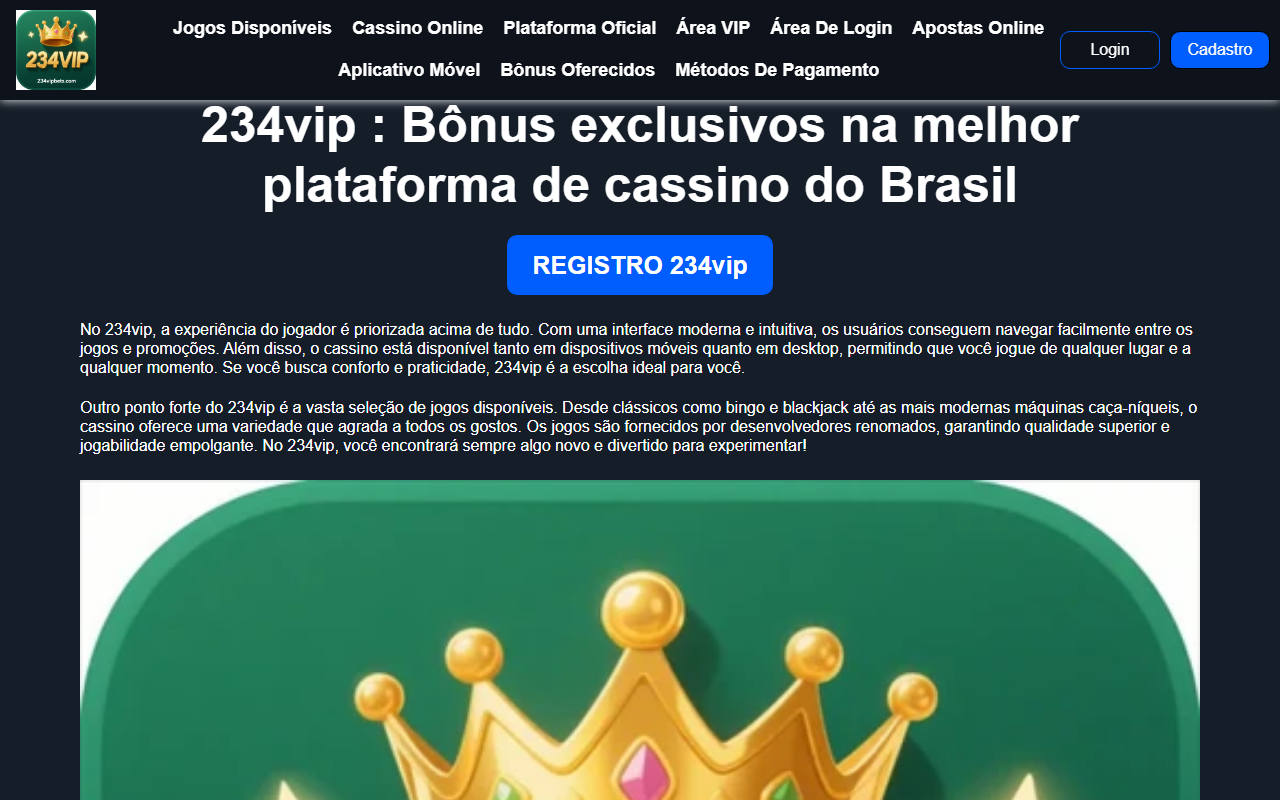 234vipbets.com screenshot