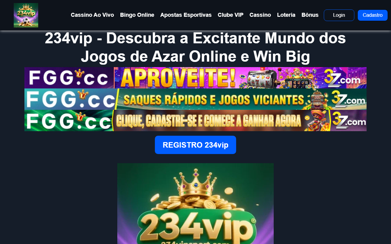234vipsport.com screenshot
