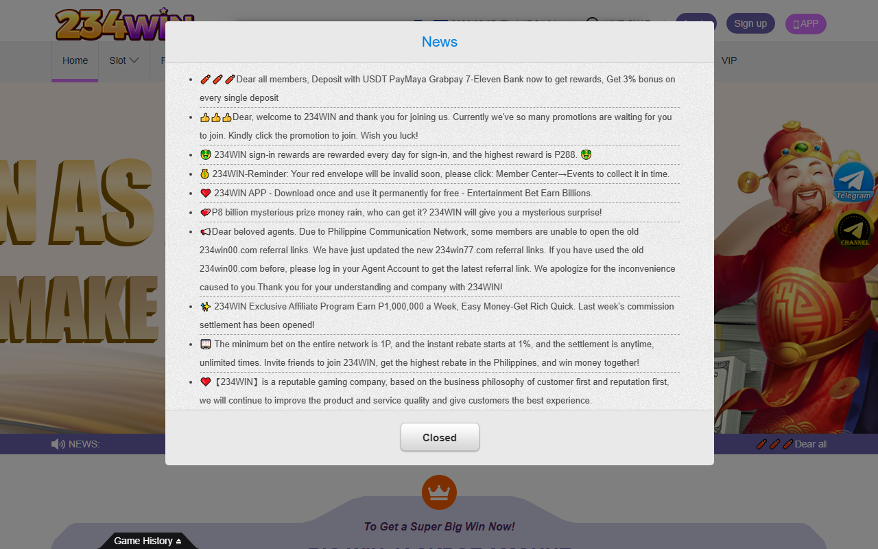 234win5555.com screenshot