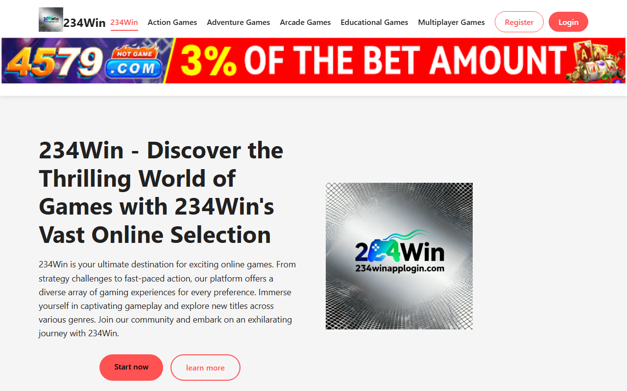 234winapplogin.com screenshot