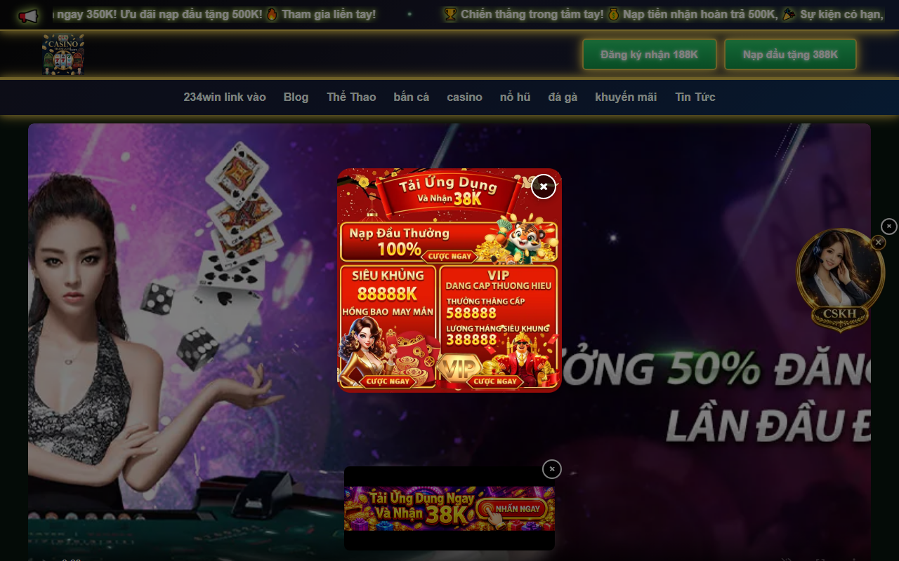 234winlinkvip.com screenshot