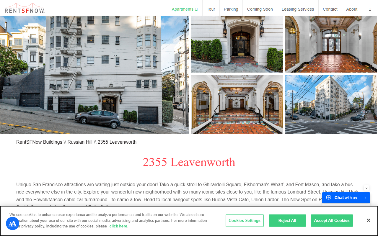 2355leavenworth.com screenshot