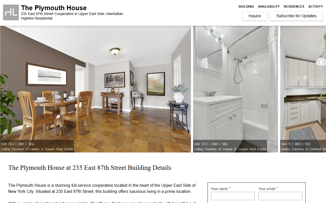 235east87th.com screenshot