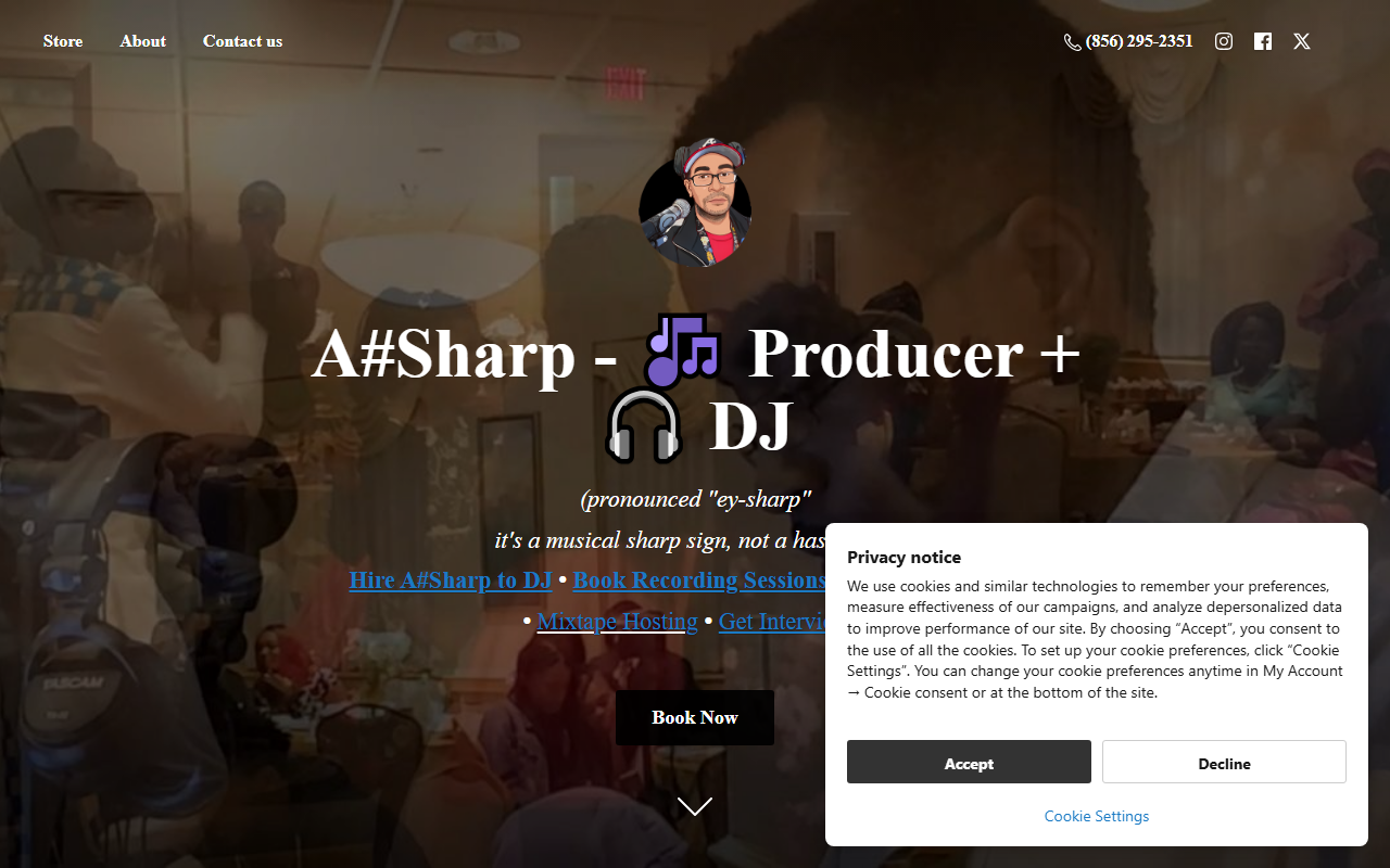 235recordings.com screenshot
