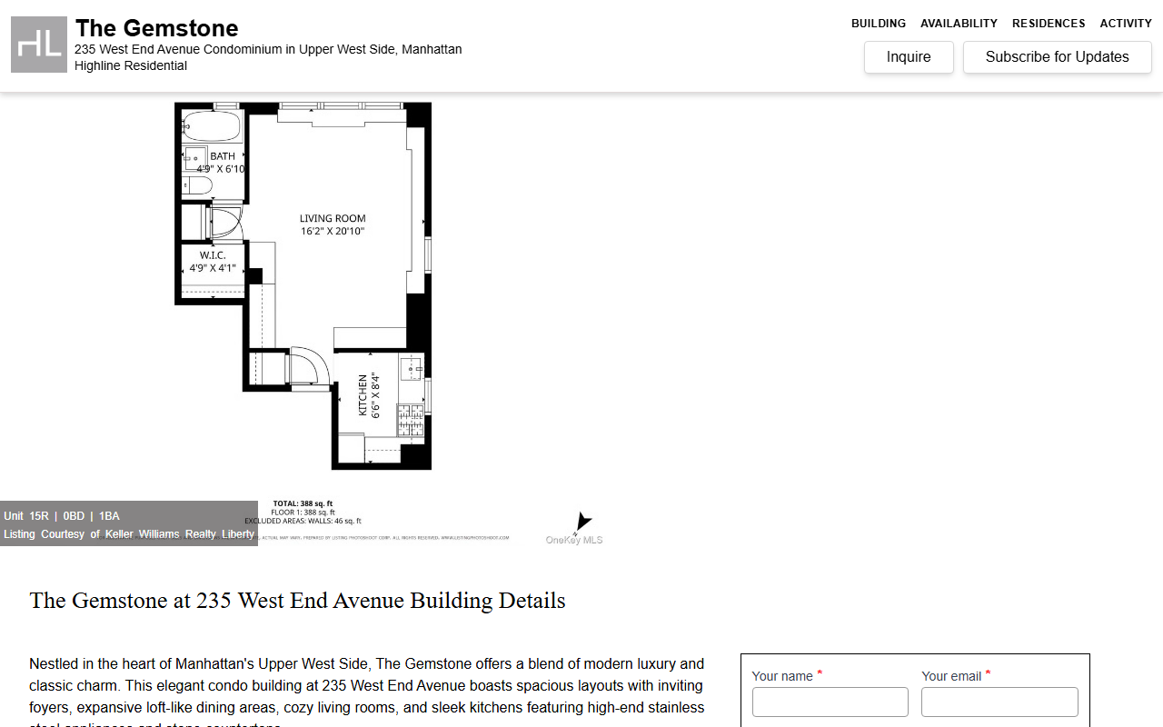 235westend.com screenshot