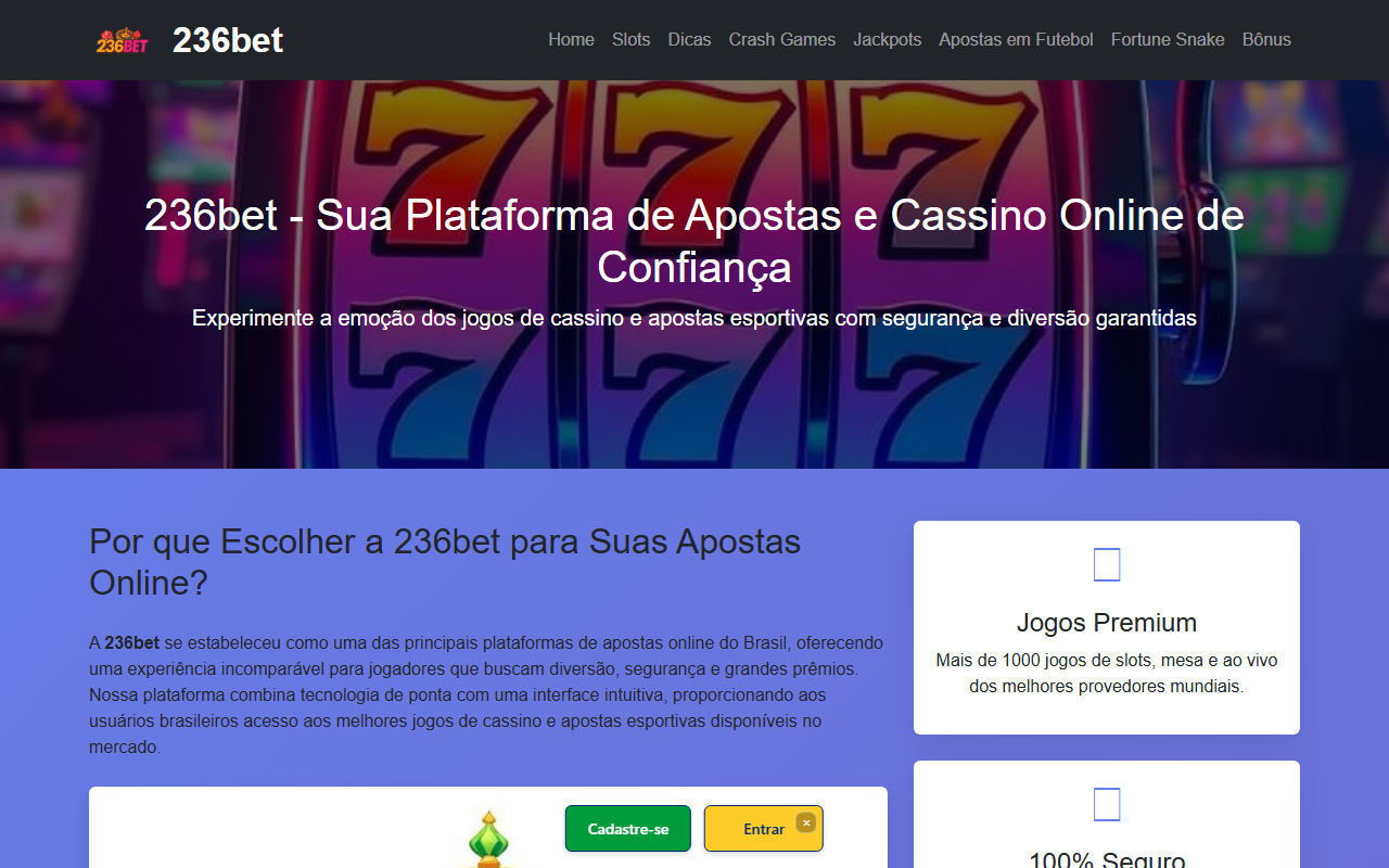 236bet-casino.com screenshot