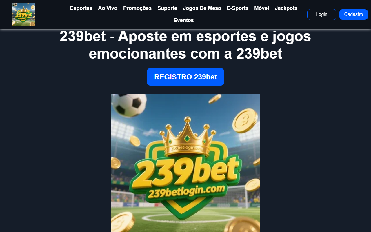 239betlogin.com screenshot