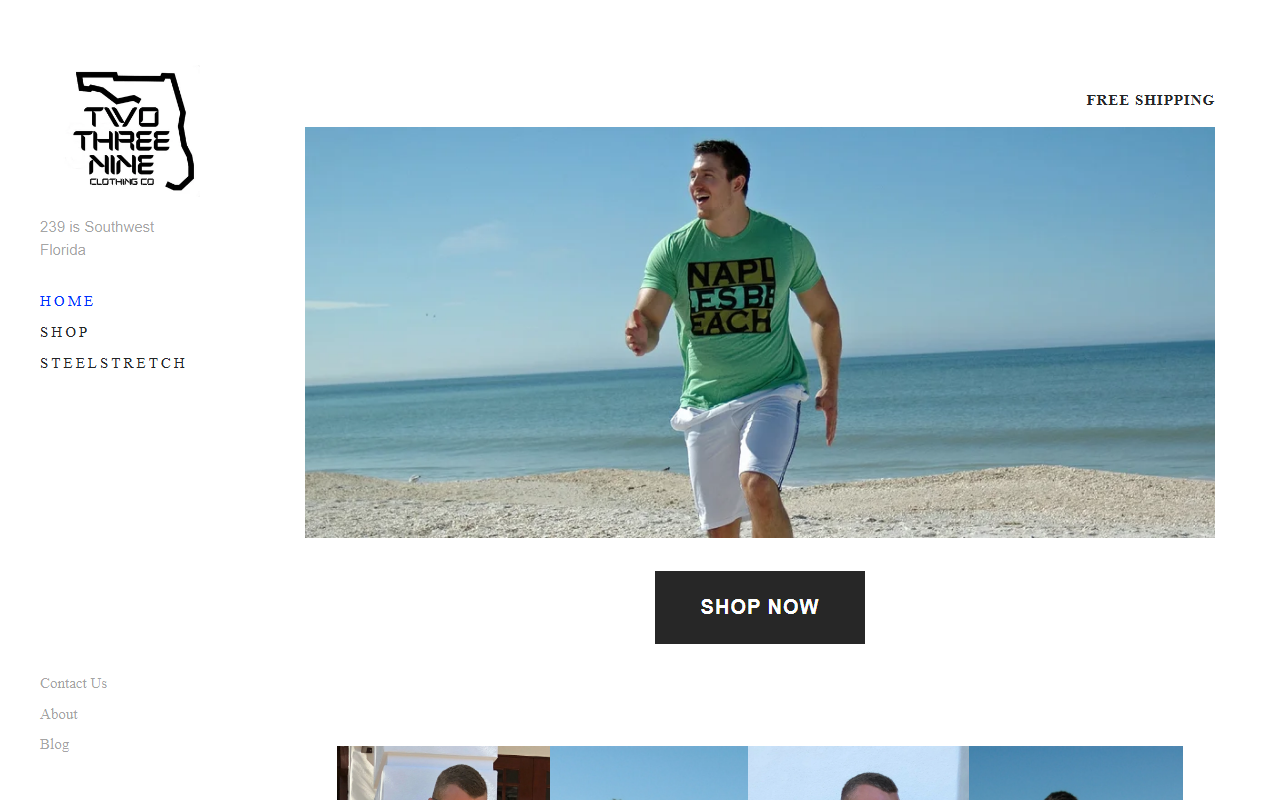 239clothingco.com screenshot