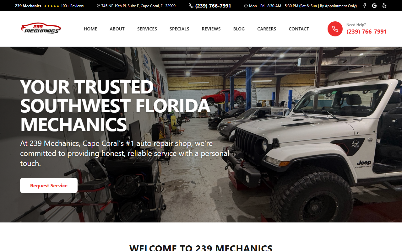 239mechanics.com screenshot