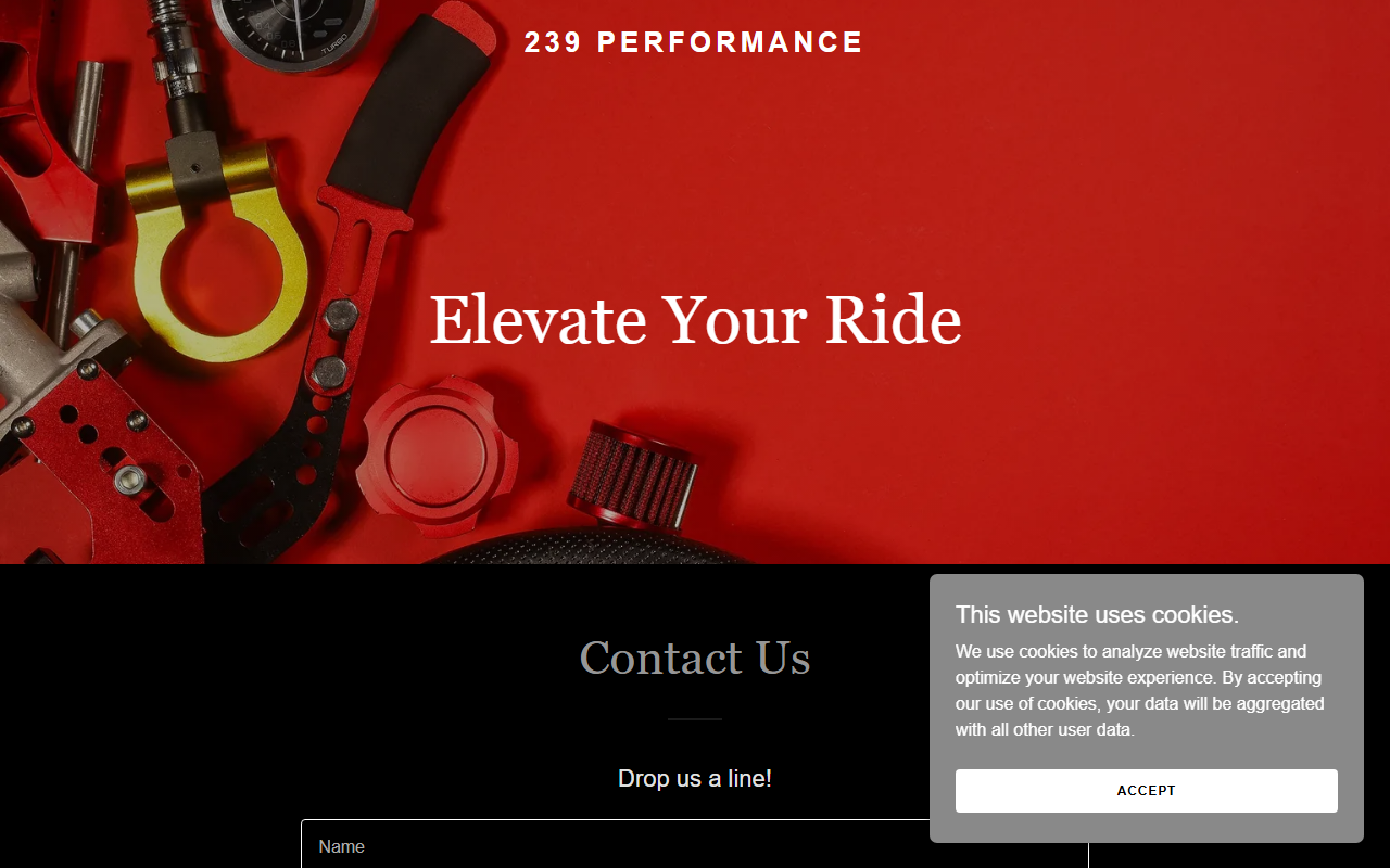 239performance.com screenshot