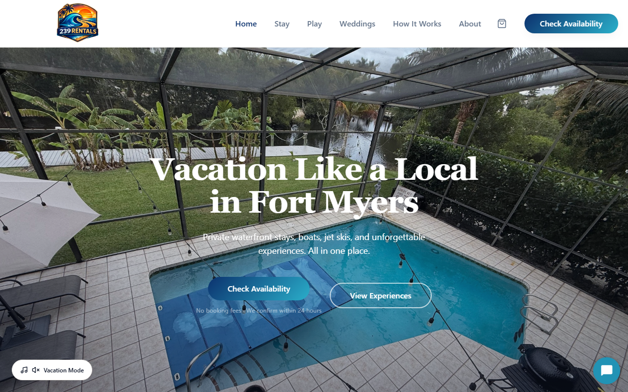 239rentals.com screenshot