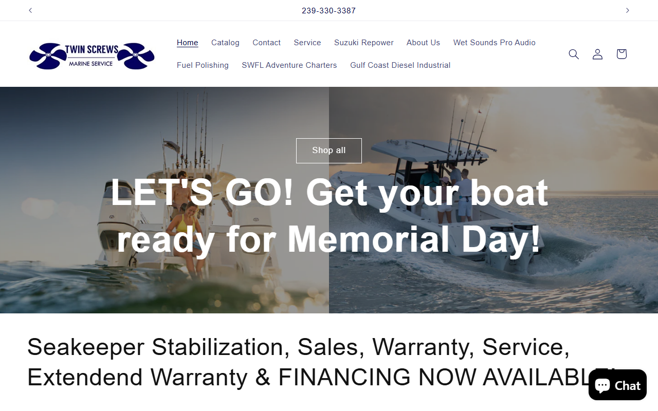 239seakeeper.com screenshot
