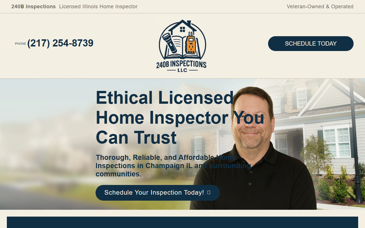 240binspections.com screenshot