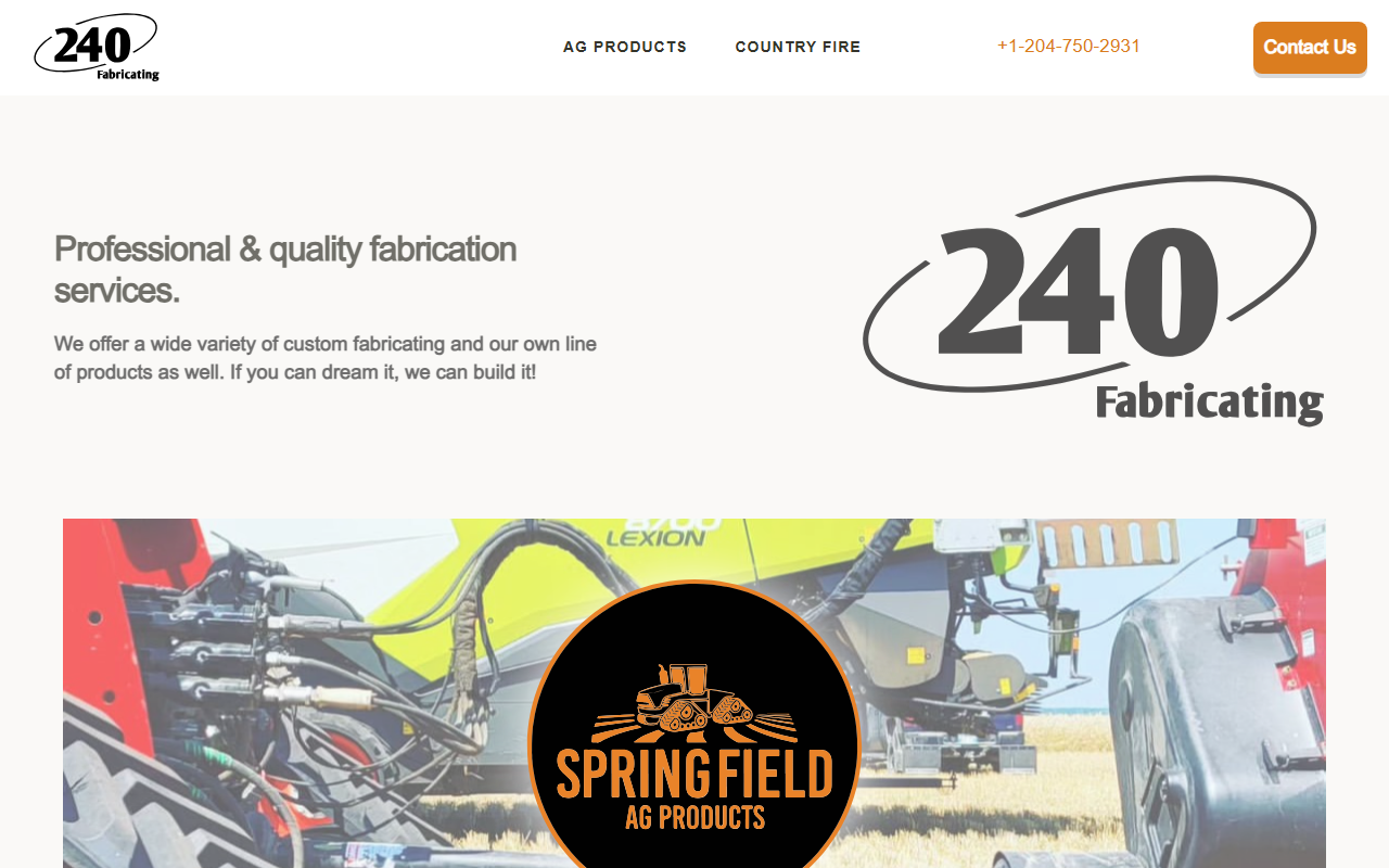 240fabricating.com screenshot