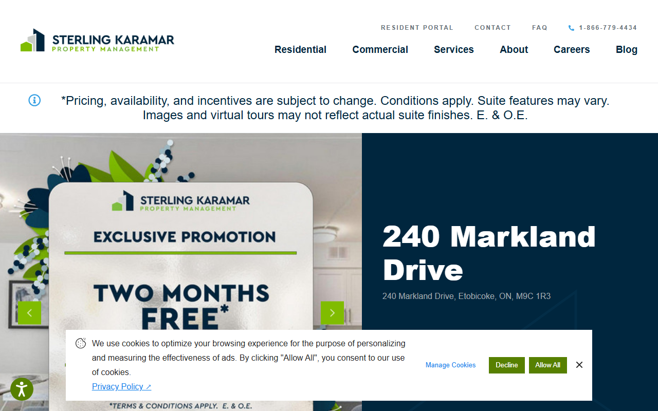 240markland.com screenshot