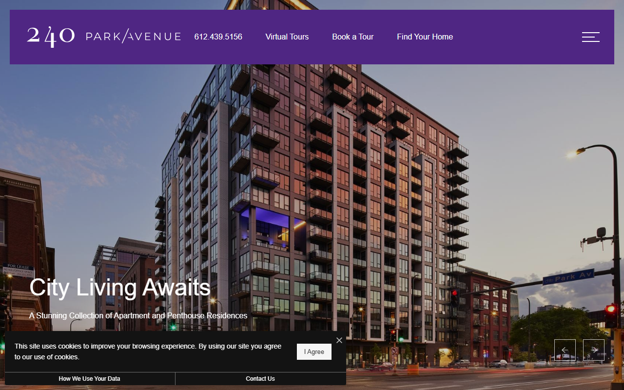 240parkave.com screenshot