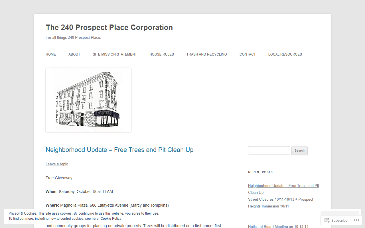 240prospectplace.com screenshot