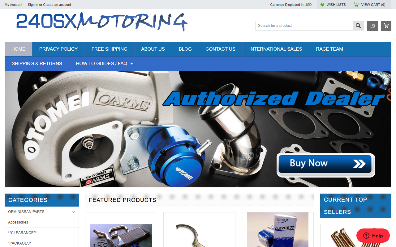 240sxmotoring.com screenshot