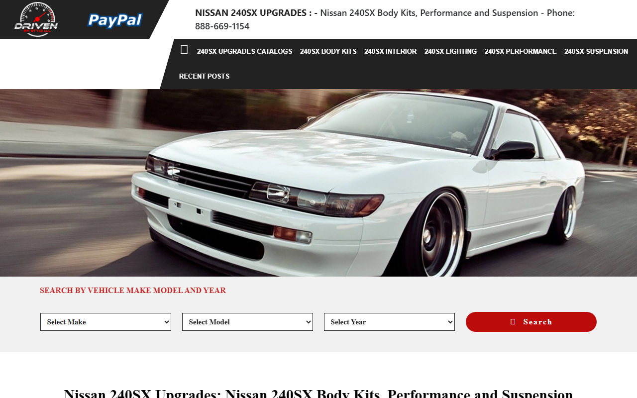 240sxupgrades.com screenshot