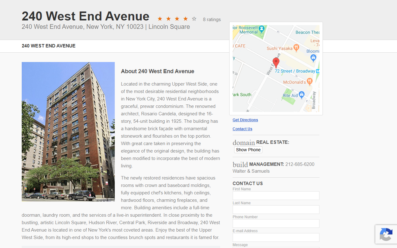 240westend.com screenshot