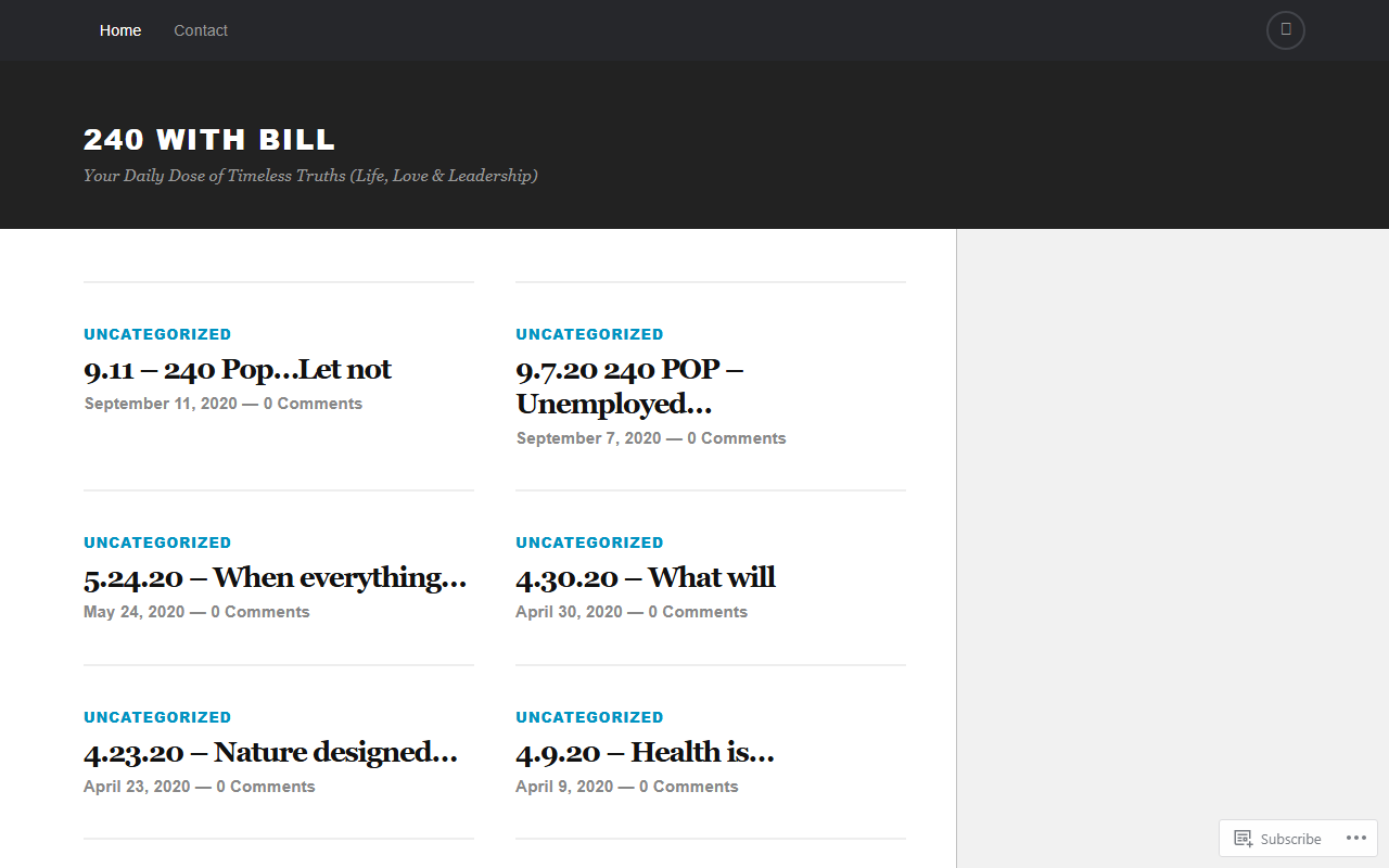 240withbill.com screenshot