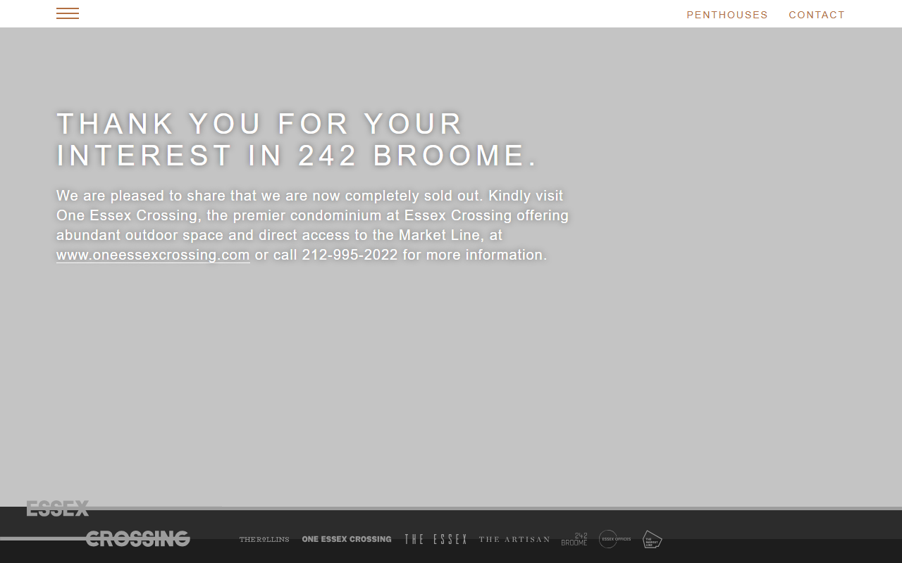 242broomenyc.com screenshot