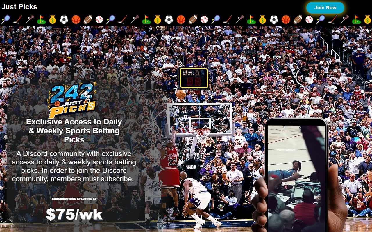242justpicks.com screenshot