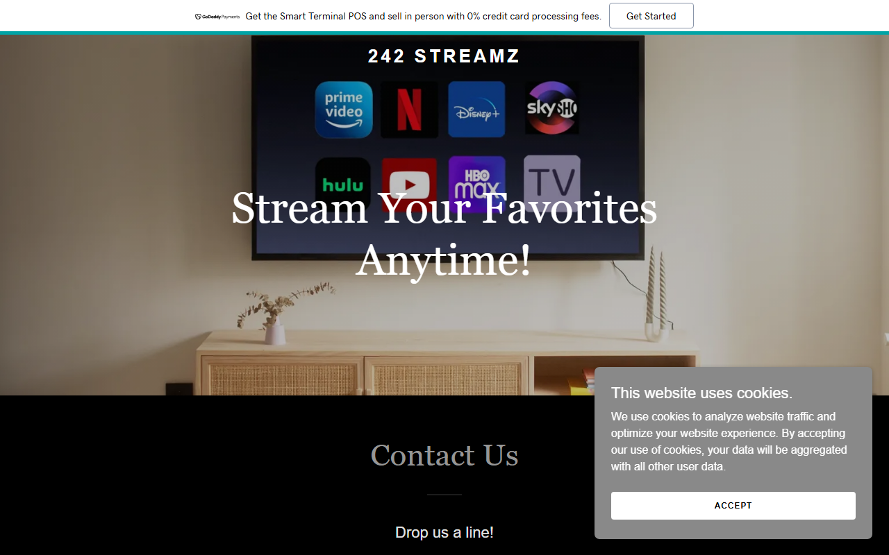 242streamz.com screenshot