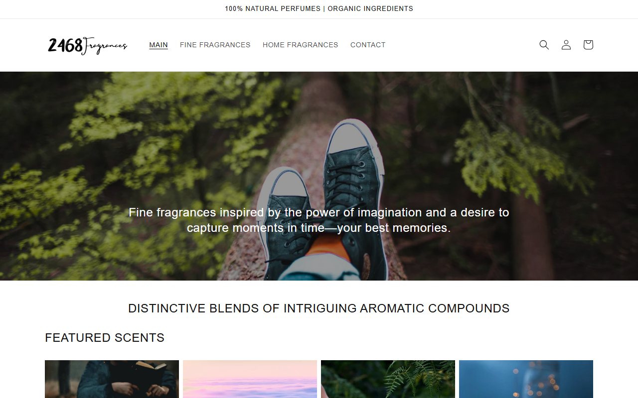 2468fragrances.com screenshot