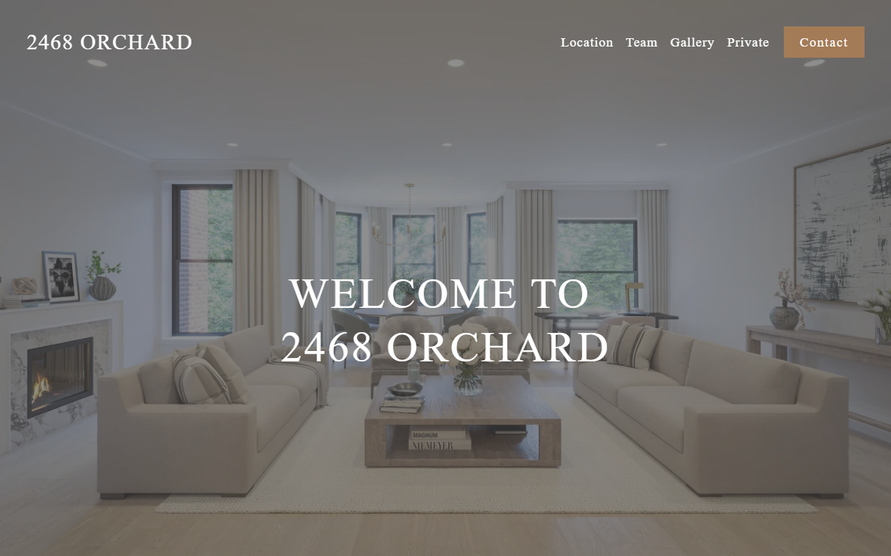 2468orchard.com screenshot