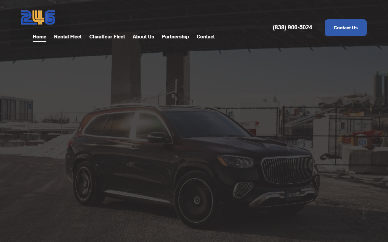 246luxuryrentals.com screenshot
