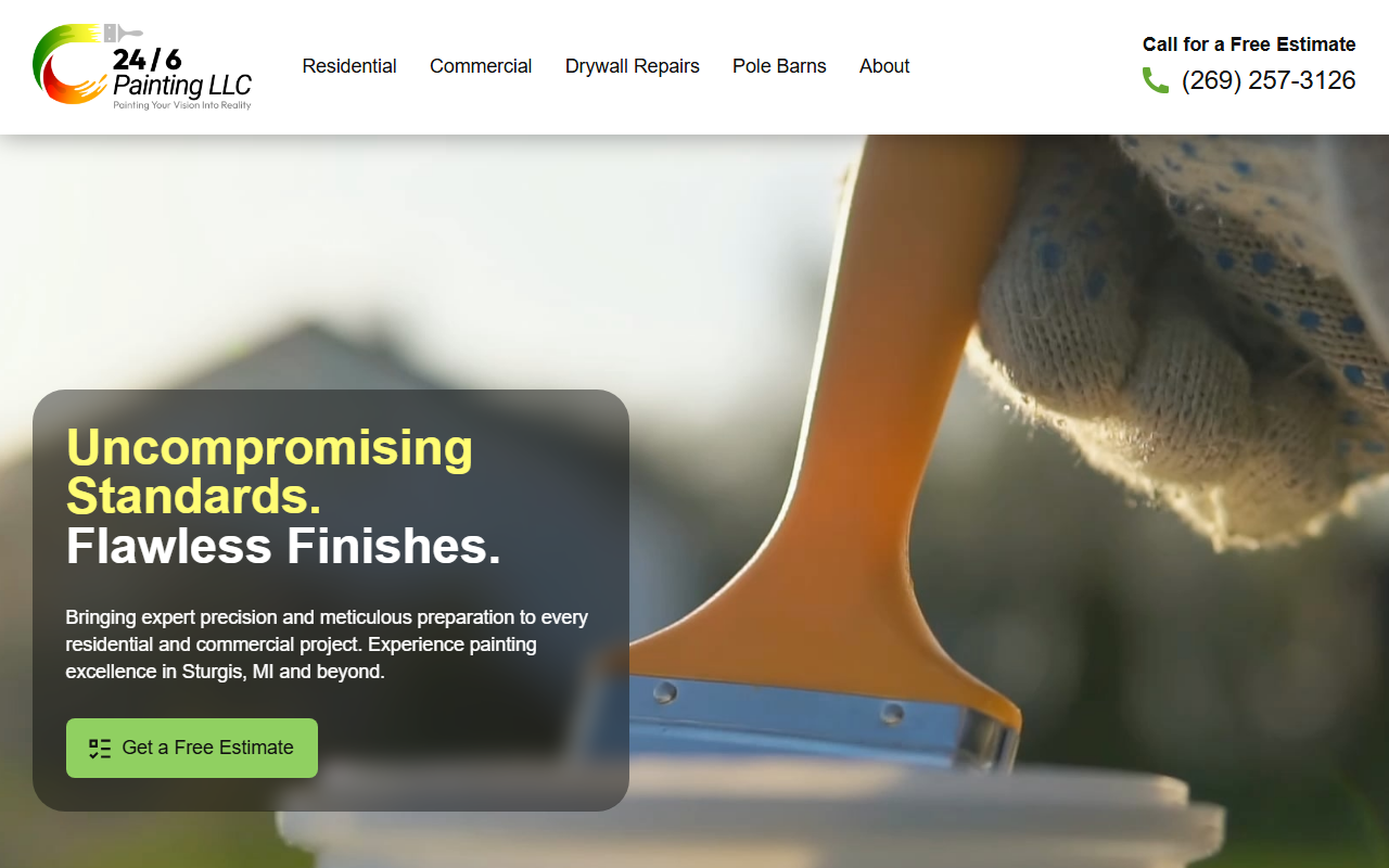 246painting.com screenshot
