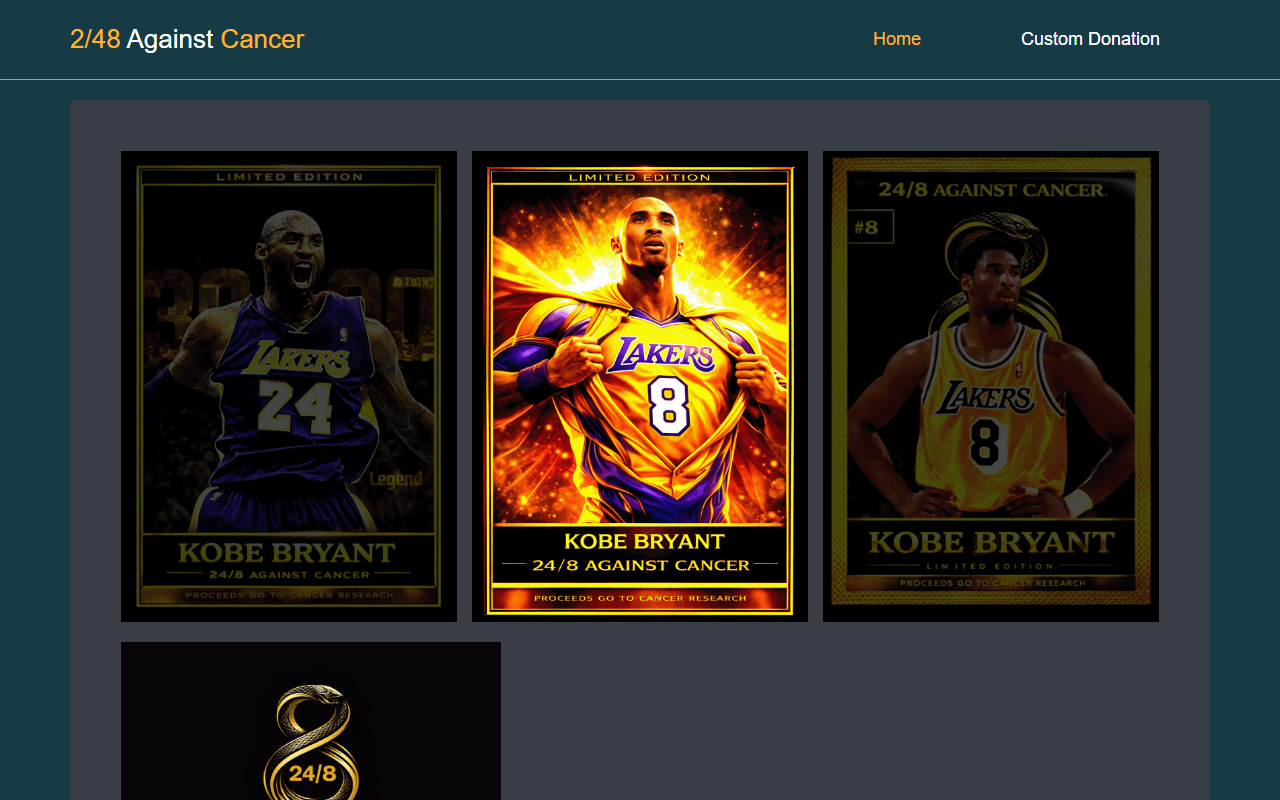 248againstcancer.com screenshot