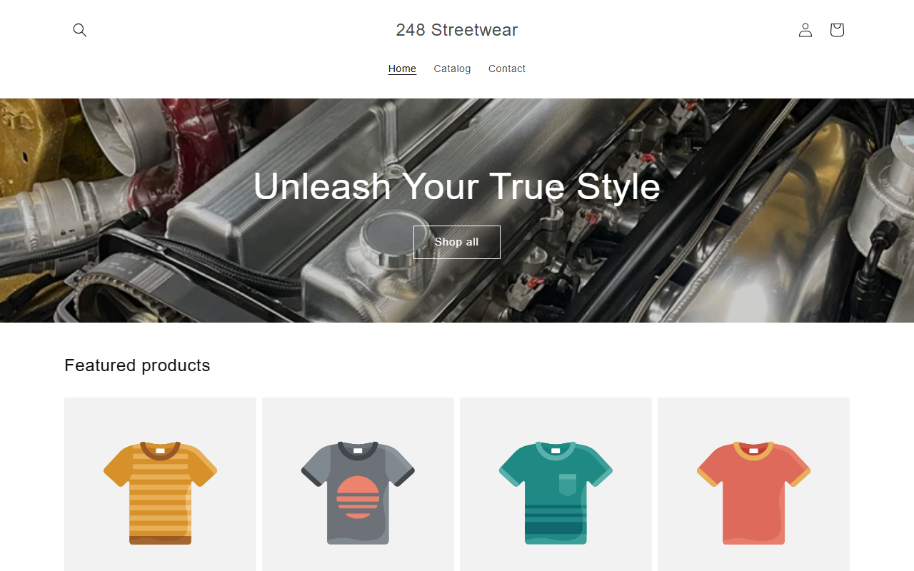 248streetwear.com screenshot