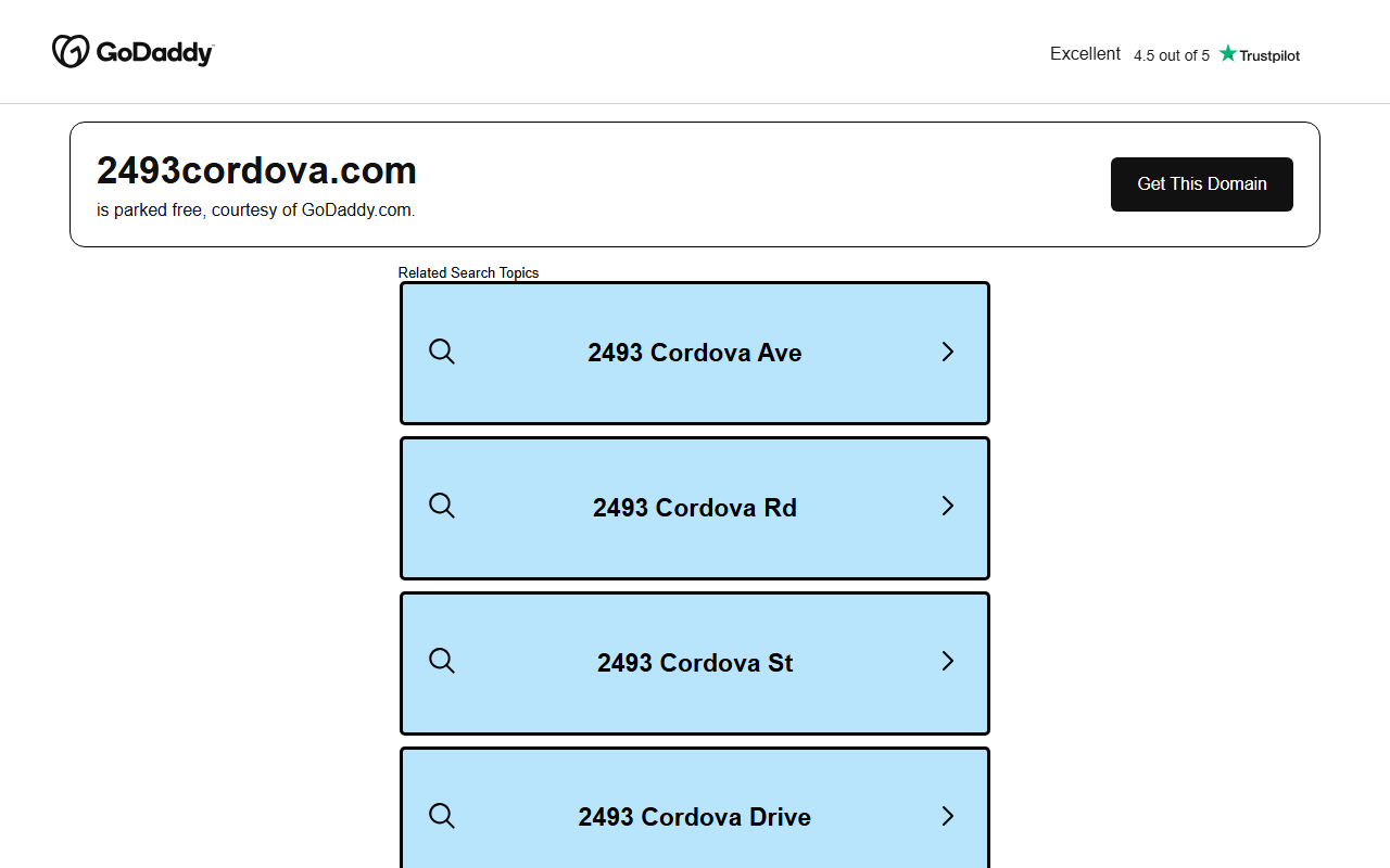 2493cordova.com screenshot