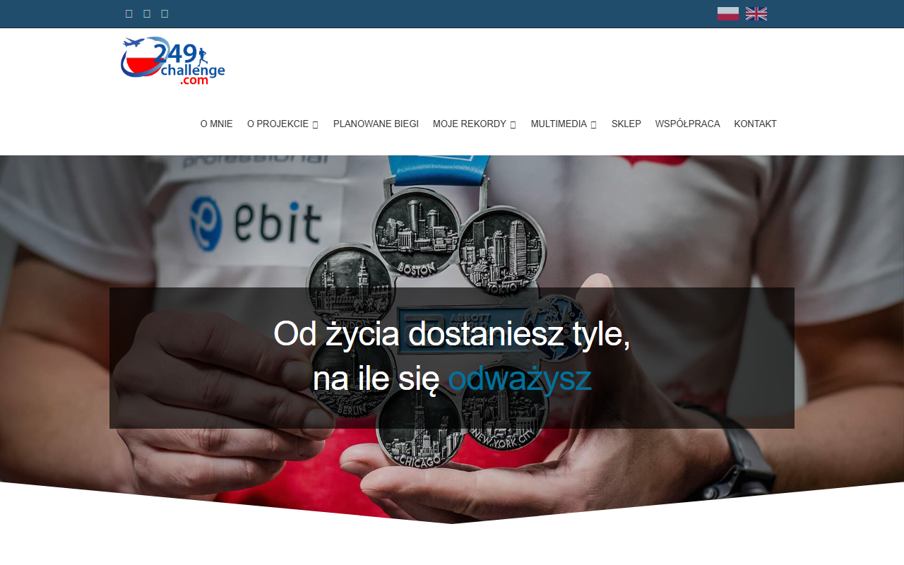 249challenge.com screenshot