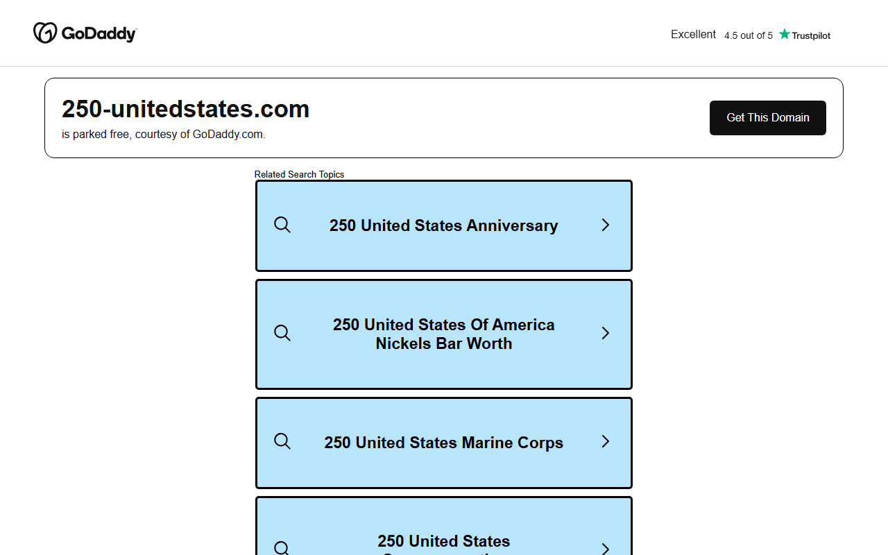250-unitedstates.com screenshot