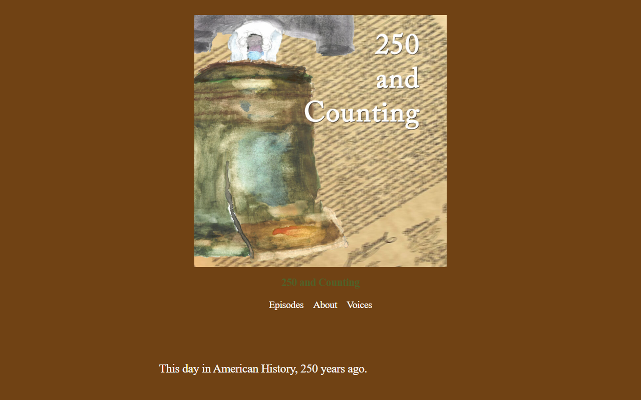 250andcounting.com screenshot