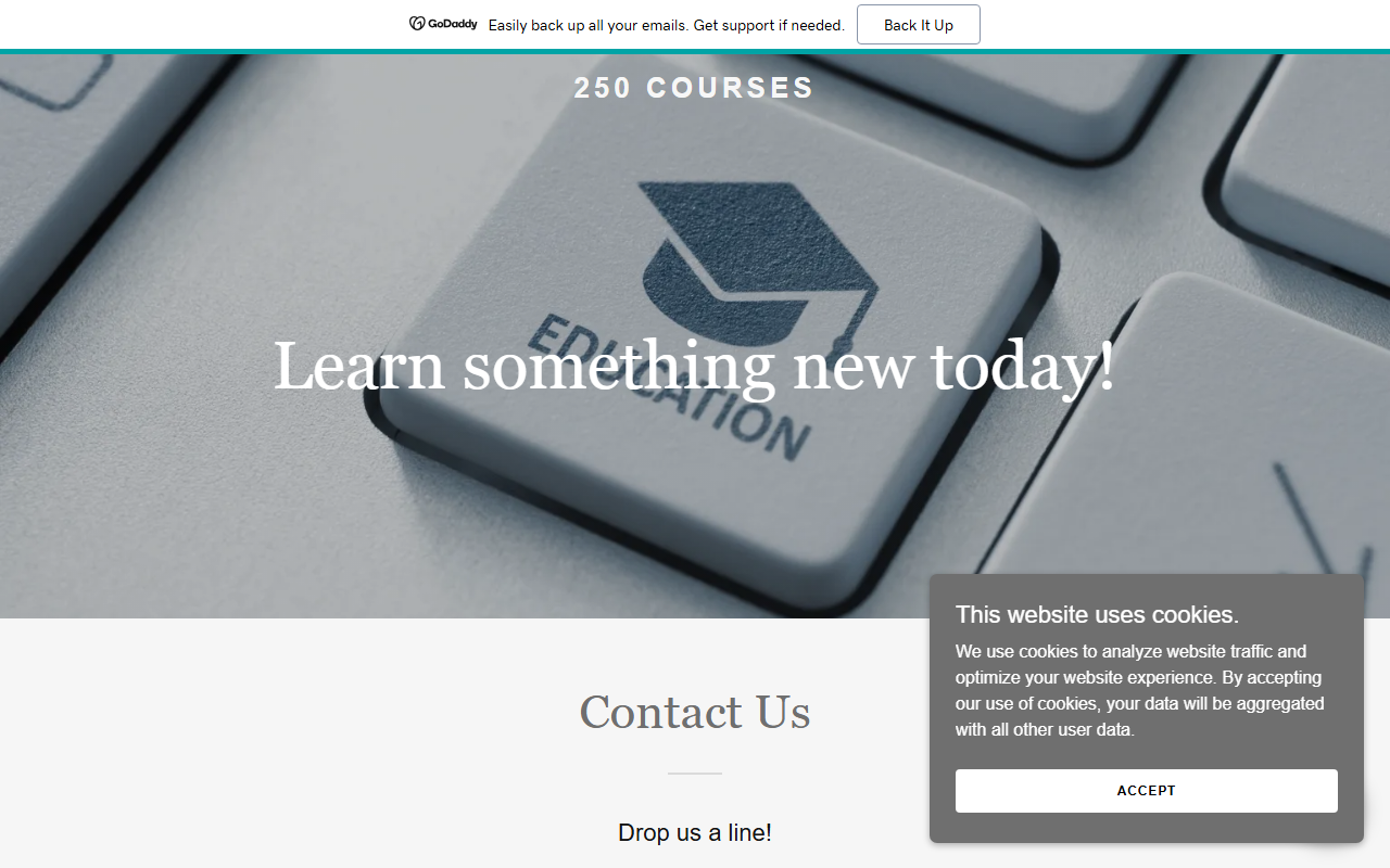250courses.com screenshot