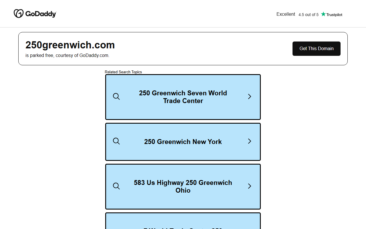 250greenwich.com screenshot
