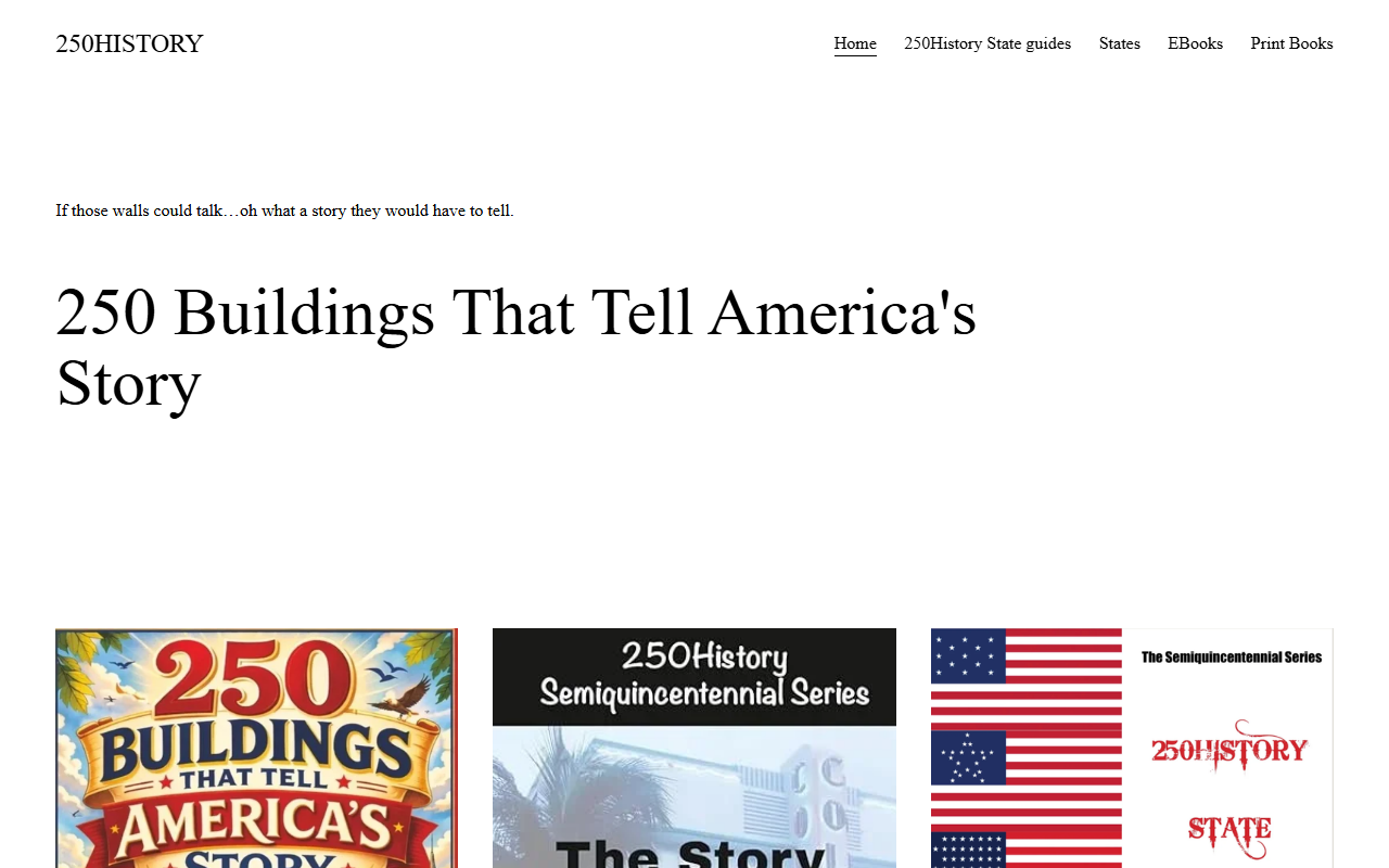 250history.com screenshot