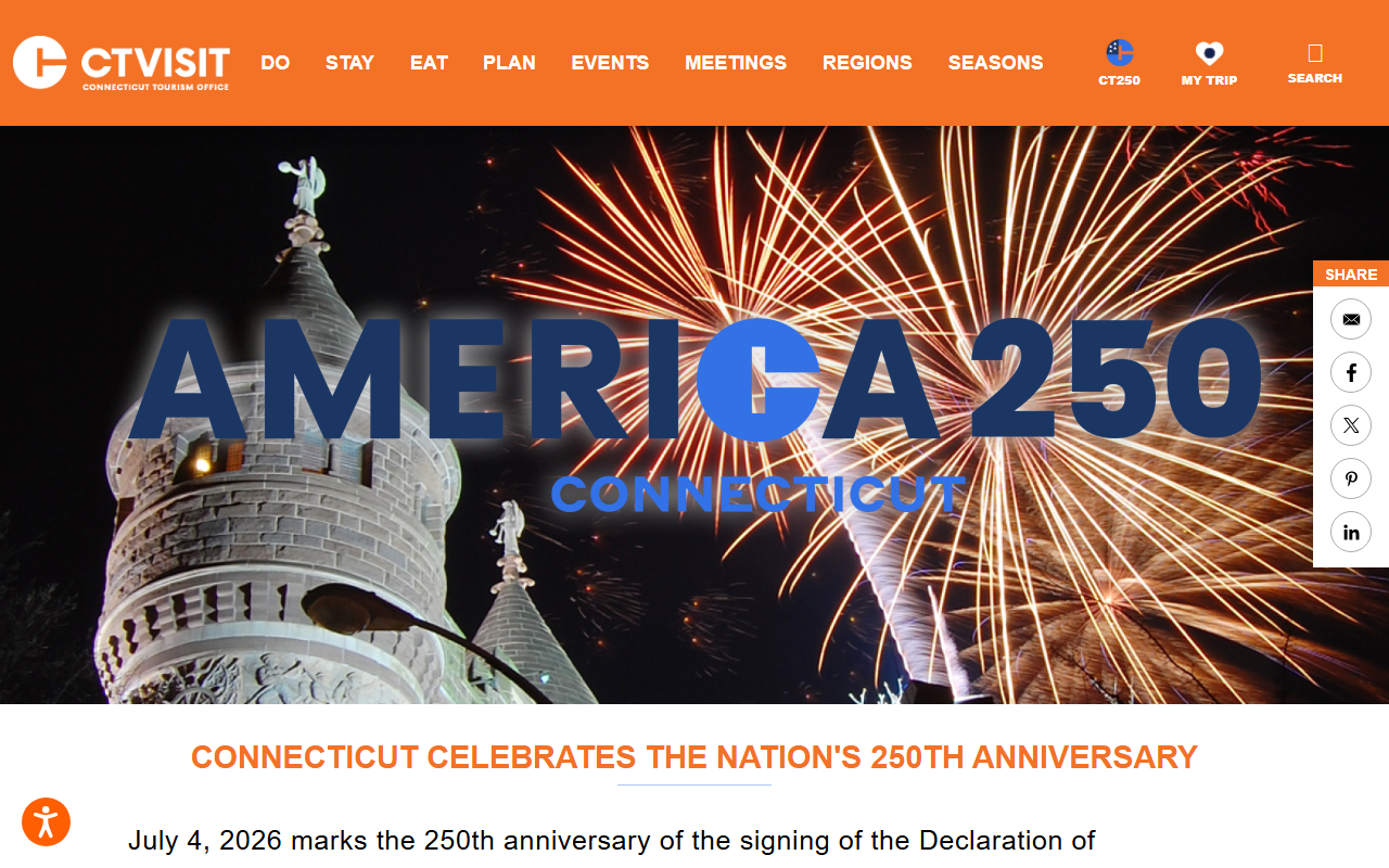250inconnecticut.com screenshot