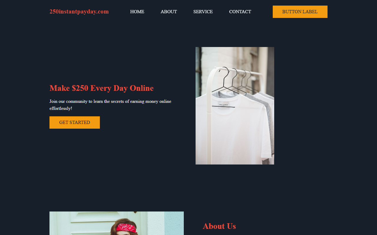250instantpayday.com screenshot