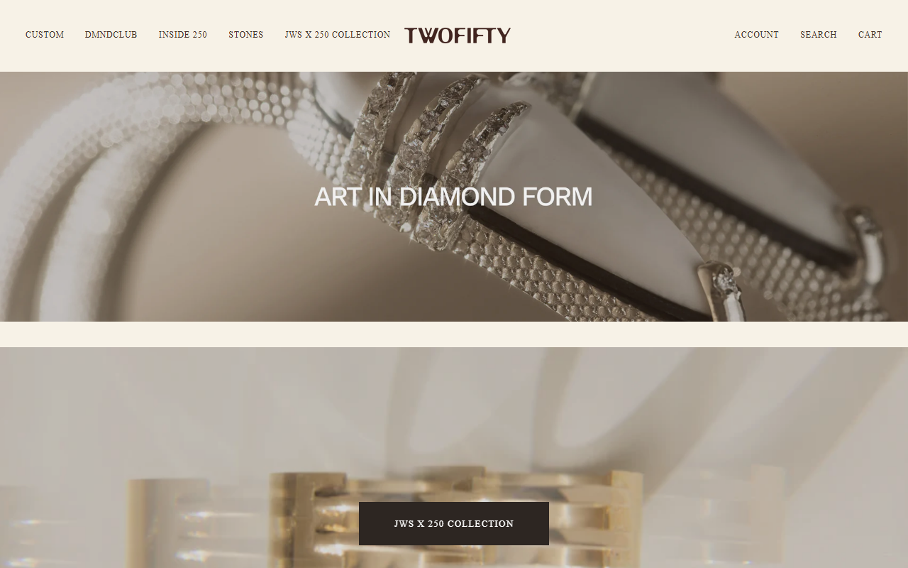 250jewelry.com screenshot