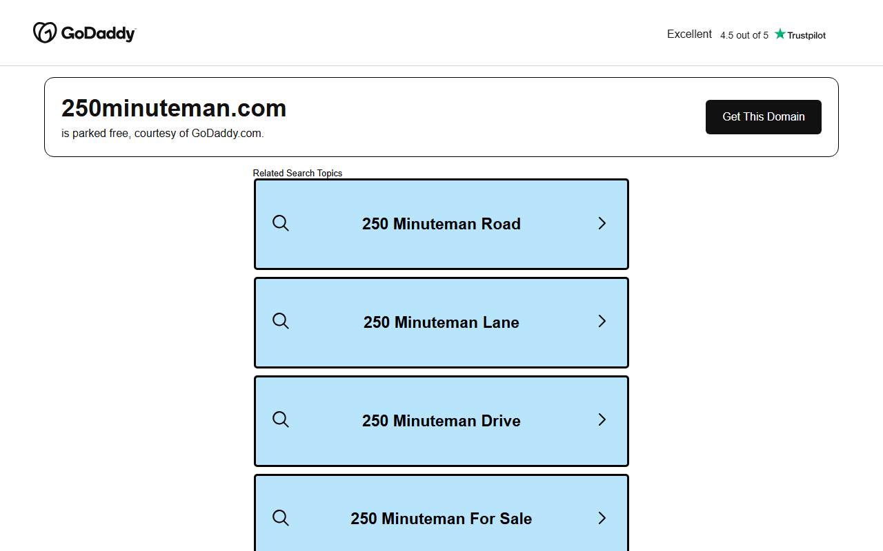250minuteman.com screenshot